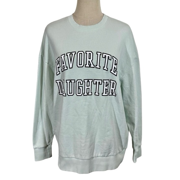 Favorite Daughter The Collegiate Sweatshirt in Seafoam - Picture 8 of 13